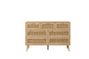 Birlea Croxley 7 Drawer Rattan Chest (Self Assembly) (DHD)