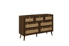 Birlea Croxley 7 Drawer Rattan Chest (Self Assembly) (DHD)