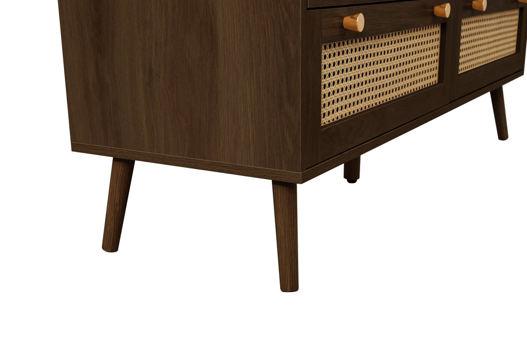 Birlea Croxley 7 Drawer Rattan Chest (Self Assembly) (DHD)