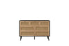 Birlea Croxley 7 Drawer Rattan Chest (Self Assembly) (DHD)