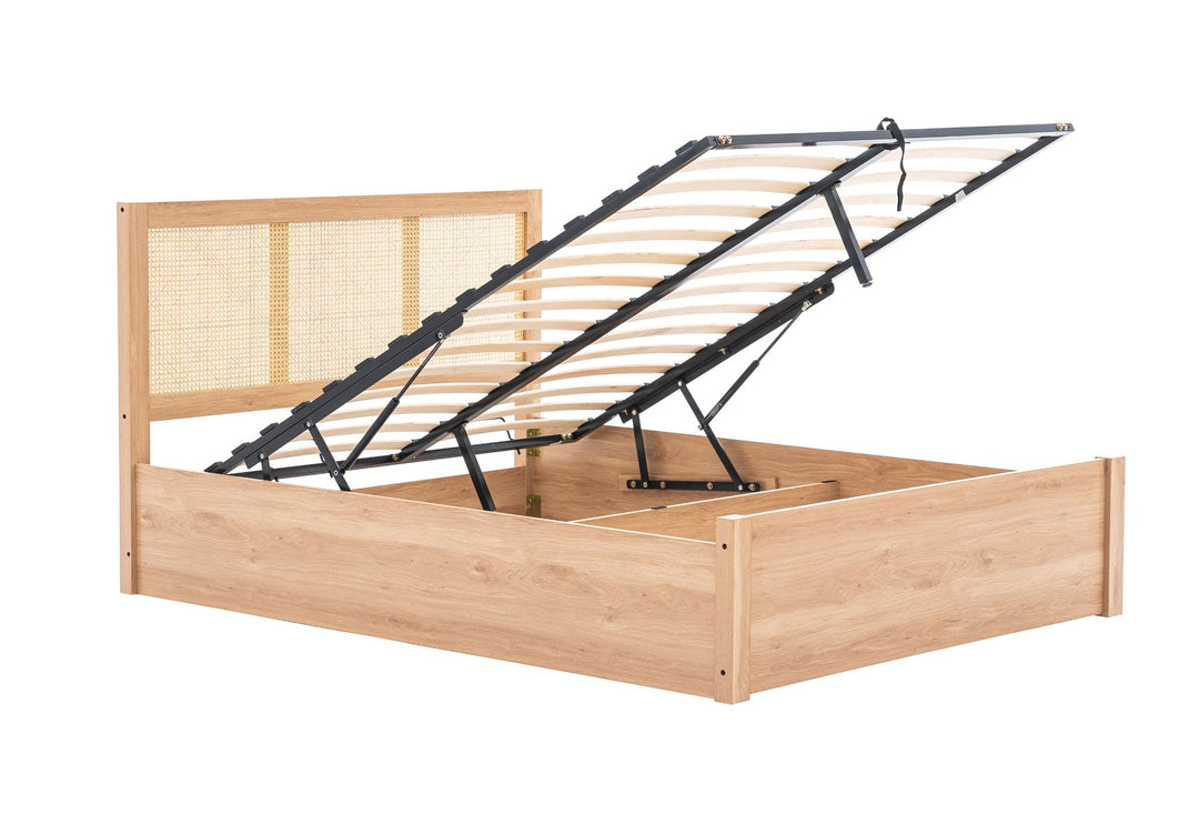 Birlea Croxley Ottoman Rattan Bed (Self Assembly) (DHD)