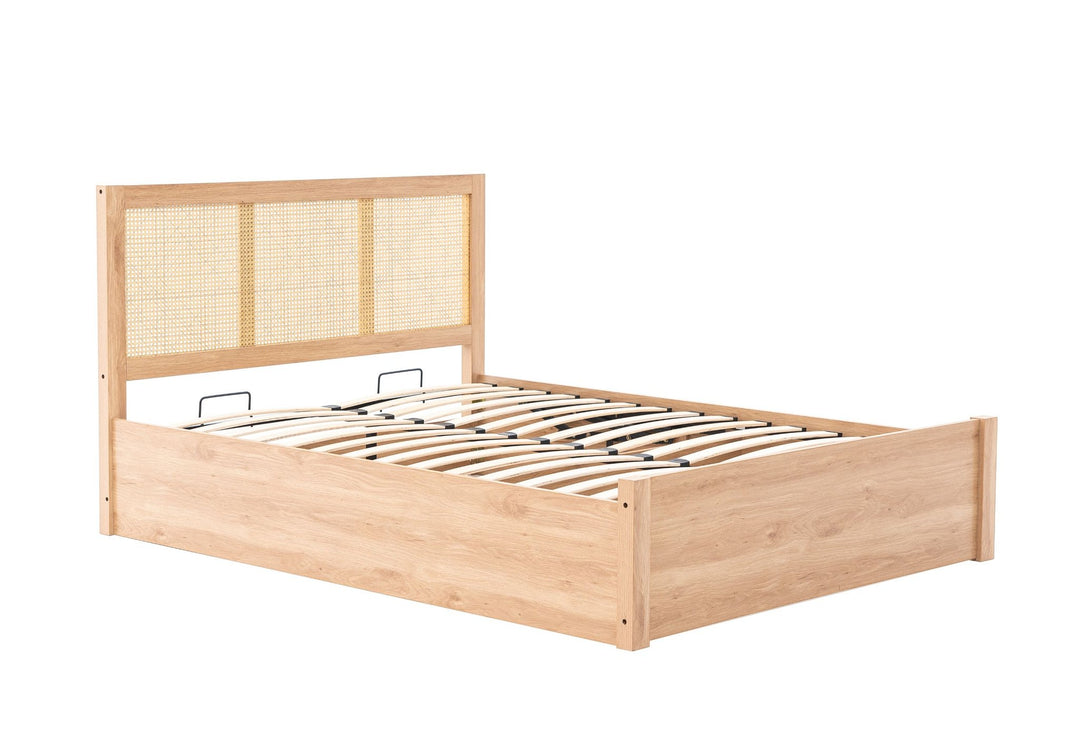 Birlea Croxley Ottoman Rattan Bed (Self Assembly) (DHD)