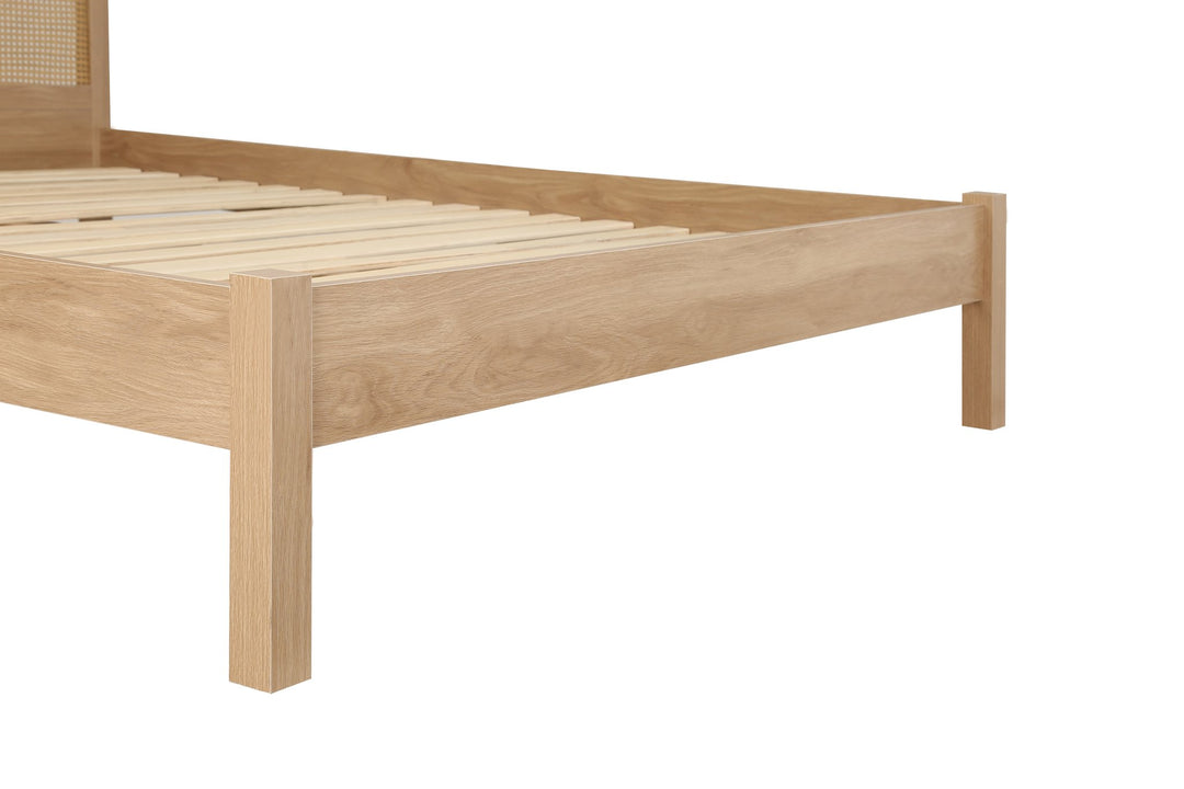 Birlea Croxley Rattan Bed (Self Assembly) (DHD)