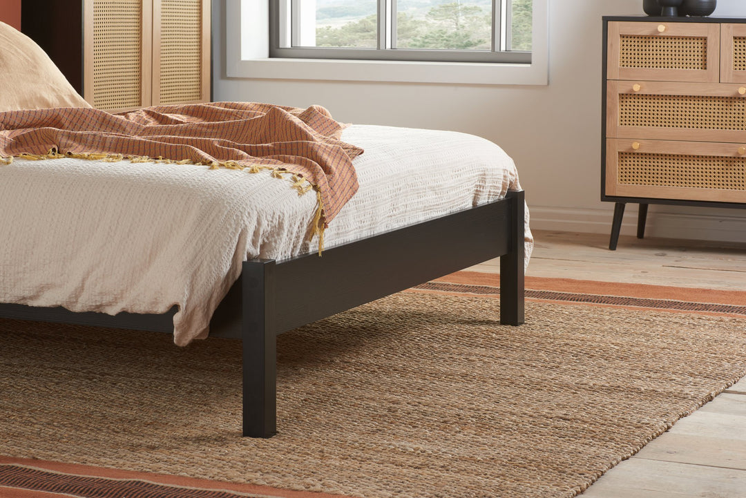 Birlea Croxley Rattan Bed (Self Assembly) (DHD)