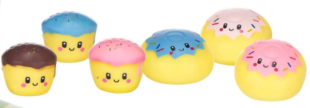 KAWAII Foodiez Smiling Squishy Cupcakes 8cm