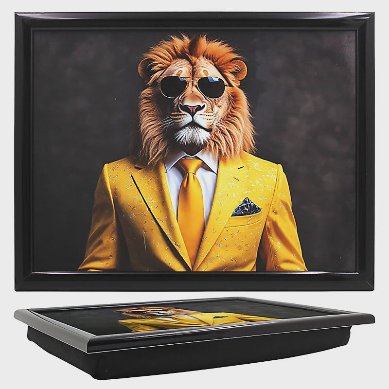 Lesser &amp; Pavey Lion Bling Laptray