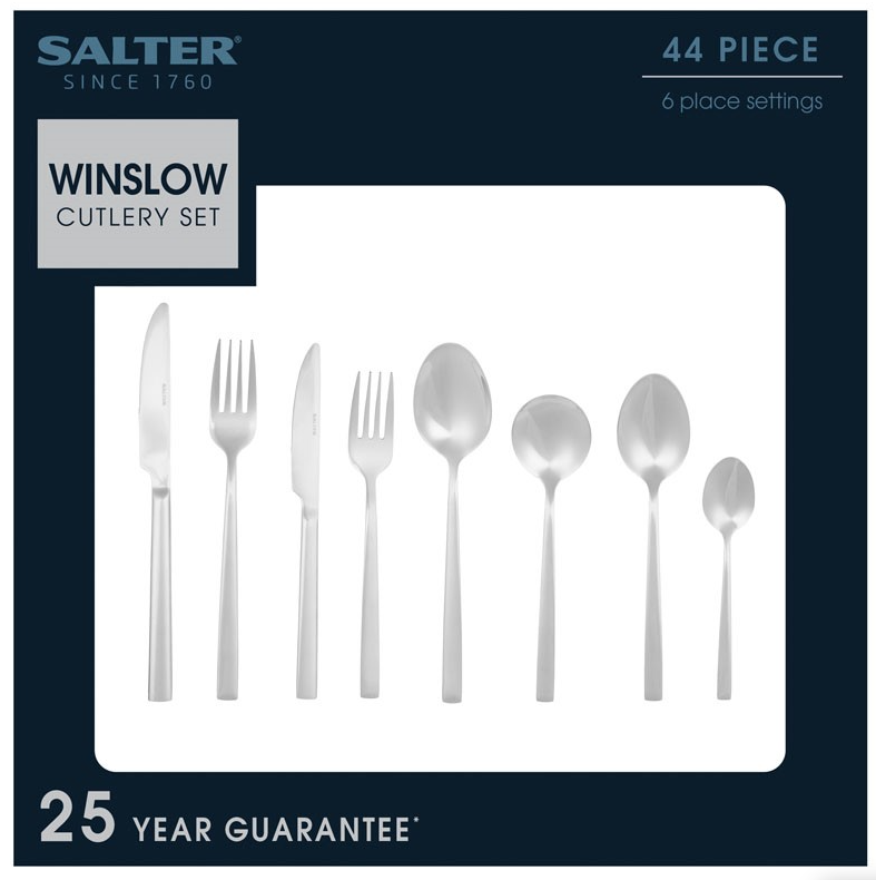 Salter Winslow 44-Piece Cutlery Set