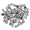 Beads: Plated: 4mm: Silver: 45