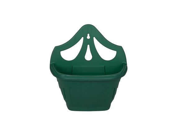 Venetian Wall Planter 31cm - Forest Green