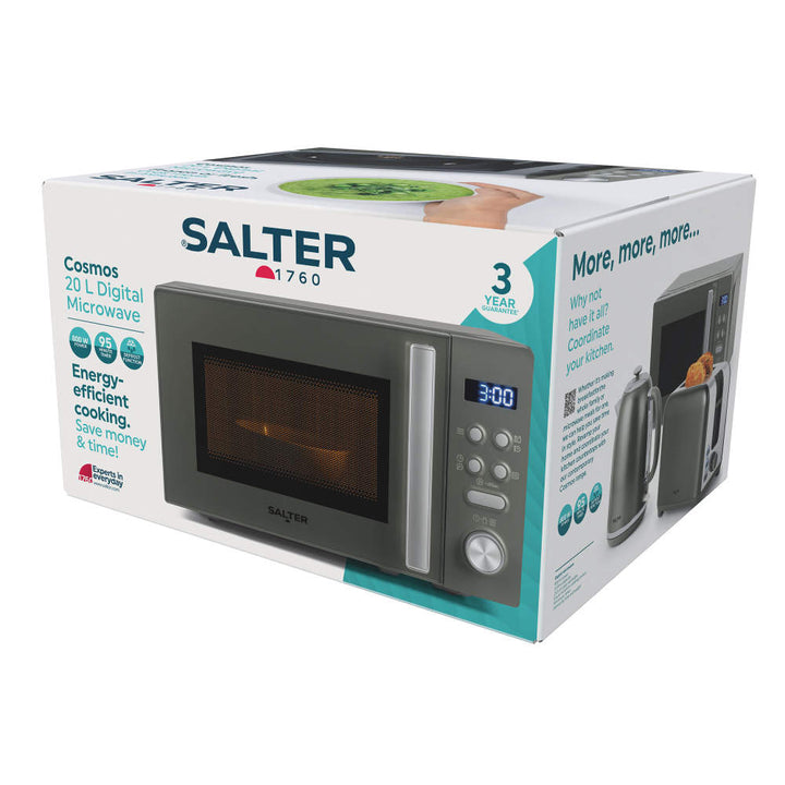 Salter Cosmos 20L Digital Microwave Grey