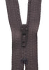 Nylon Dress and Skirt Zip: 56cm: Brown