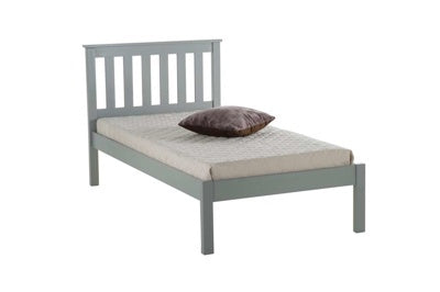 Denver 90cm Single Low End Bedframe Grey (Local Only)