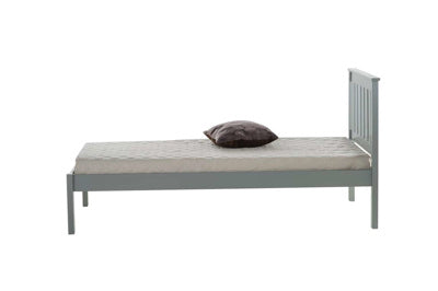 Denver 90cm Single Low End Bedframe Grey (Local Only)