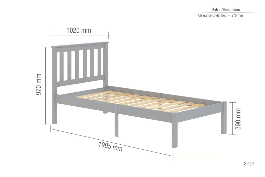 Birlea Denver Bed (Self Assembly) (DHD)