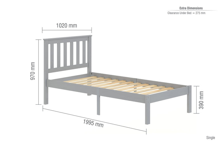 Birlea Denver Bed (Self Assembly) (DHD)