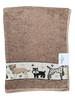 Animal Border Cotton Tea Towel Dog
