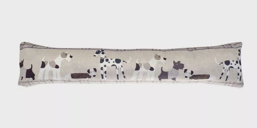 Fabric Printed Draught Excluder  Dog Breeds