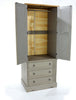 Corona Grey 2 Door, 3 Drawer Wardrobe Grey Wax Antique Waxed Pine (DHD) Image 5