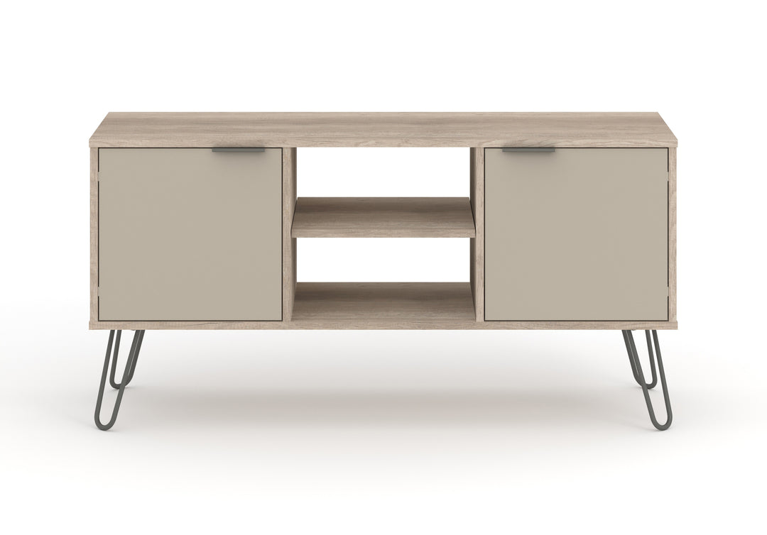 Augusta Driftwood 2 Door Flat Screen Tv Unit Driftwood  Calico (DHD) Image 2