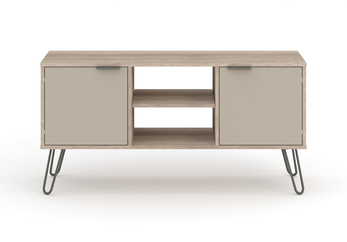 Augusta Driftwood 2 Door Flat Screen Tv Unit Driftwood  Calico (DHD) Image 2