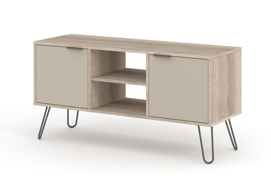 Augusta Driftwood 2 Door Flat Screen Tv Unit Driftwood  Calico (DHD) Image 1