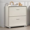 Lido 2 Door Shoe Cabinet  White  (DHD) Image 5