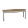 Linea Linea Bench For 1500Mm Table Grey Antique Waxed Pine (DHD) Image 3