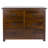 Boston 3+3 Drawer Wide Chest Dark Brown  (DHD) Image 2