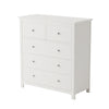 Nairn White 2+3 Drawer Chest Of Drawers White  (Self Assembly) (DHD)