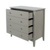 Como Grey 4 Drawer Chest Grey  (DHD) Image 4