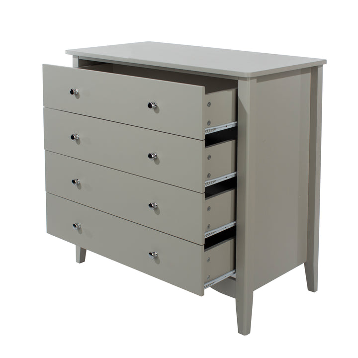 Como Grey 4 Drawer Chest Grey  (DHD) Image 4