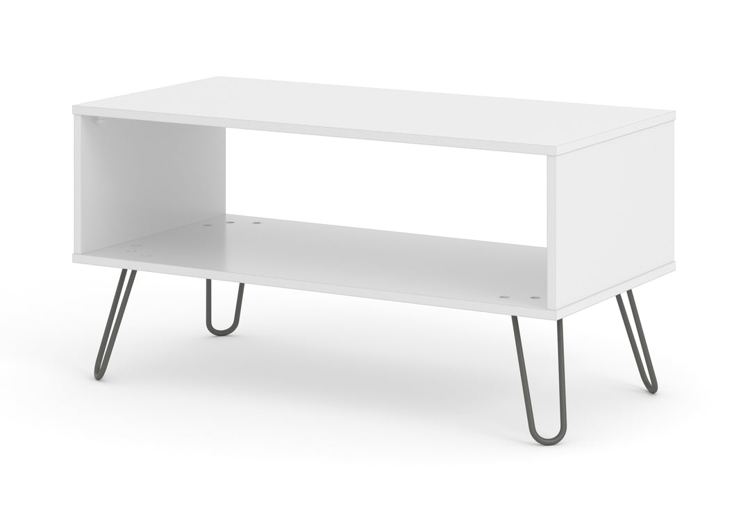 Augusta White Open Coffee Table White    (DHD) Image 1
