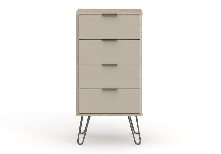 Augusta Driftwood 4 Drawer Narrow Chest Of Drawers Driftwood  Calico (DHD) Image 2