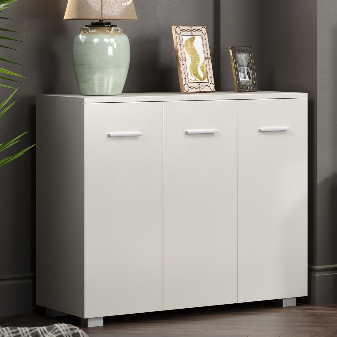 Lido 3 Door Sideboard White  (DHD) Image 4
