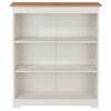 Colorado Low Wide Bookcase  Soft White Oak (DHD) Image 2