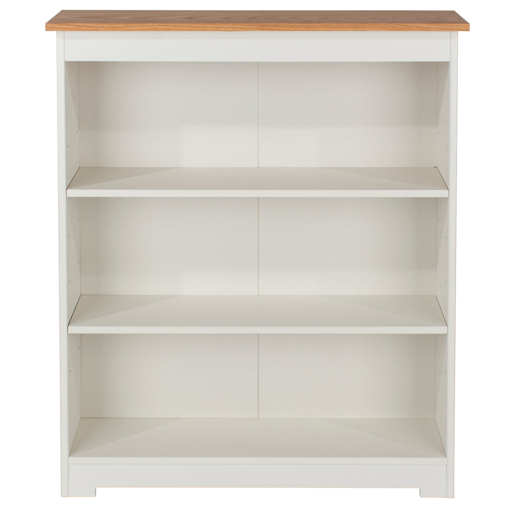 Colorado Low Wide Bookcase  Soft White Oak (DHD) Image 2
