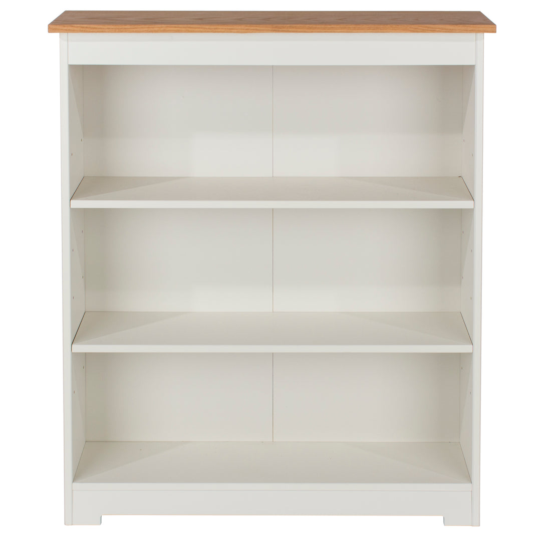 Colorado Low Wide Bookcase  Soft White Oak (DHD) Image 2