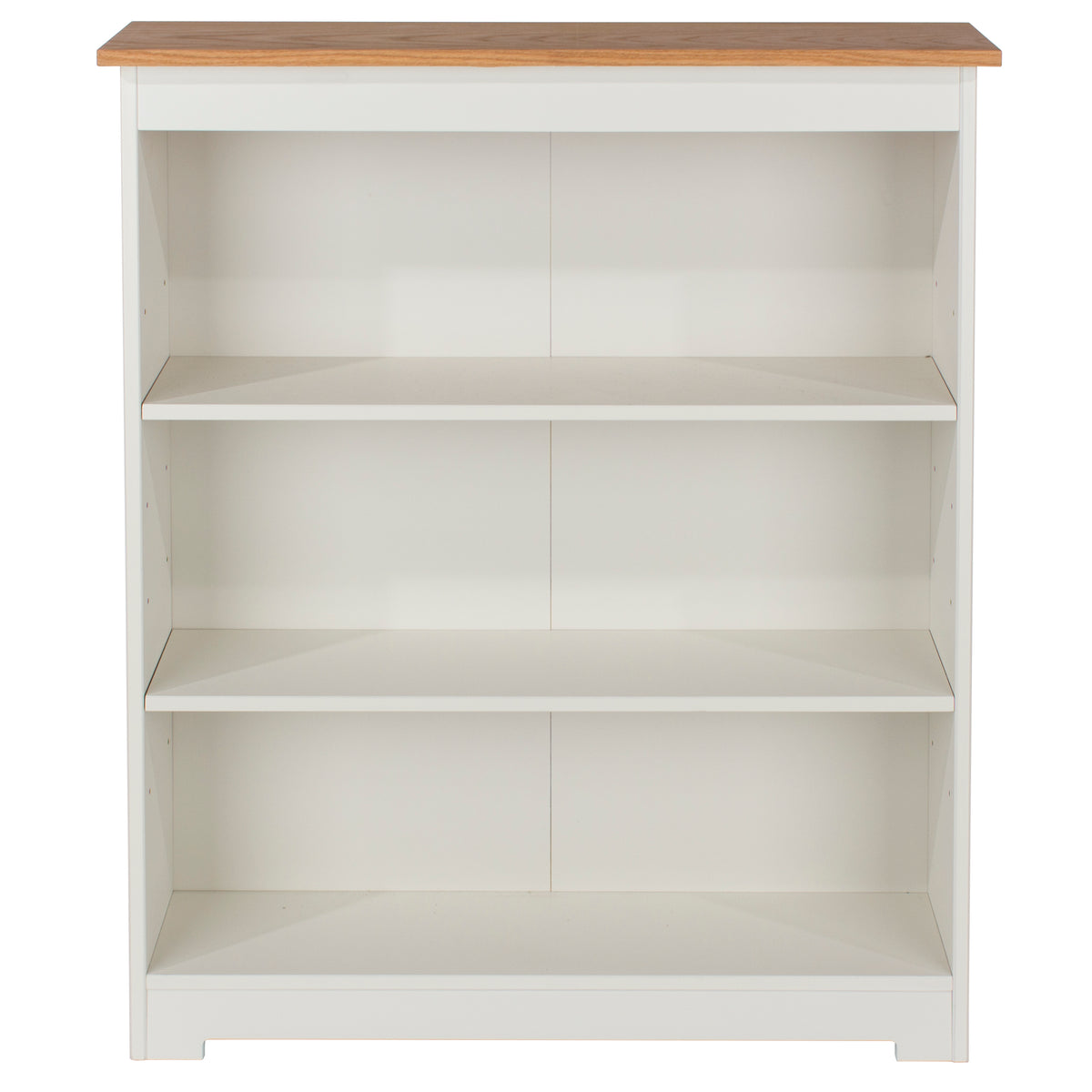 Colorado Low Wide Bookcase  Soft White Oak (DHD) Image 2