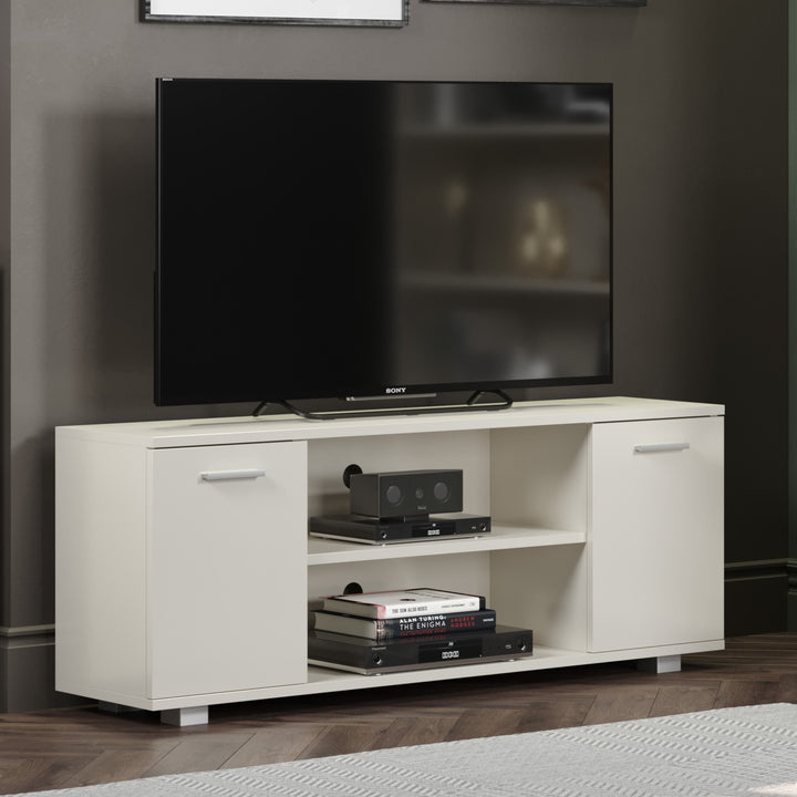 Lido 2 Door Widescreen Tv Unit White  (DHD) Image 3