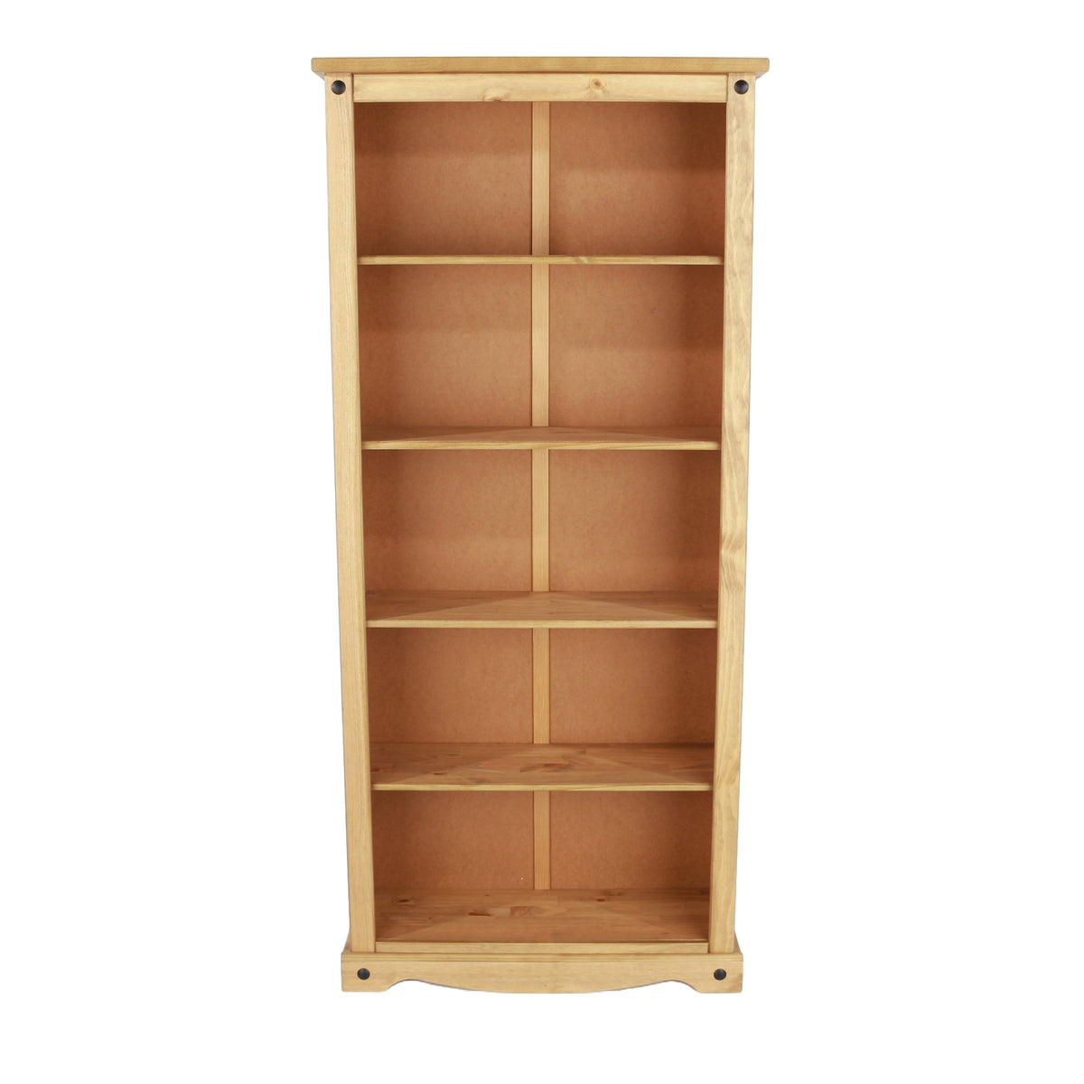 Corona Tall Bookcase Antique Waxed Pine  (DHD) Image 2