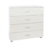 Lido 4 Drawer Chest Of Drawers   White  (DHD) Image 3