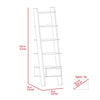 Manhattan Ladder Bookcase Bleached Pine Grey Stone (DHD) Image 6