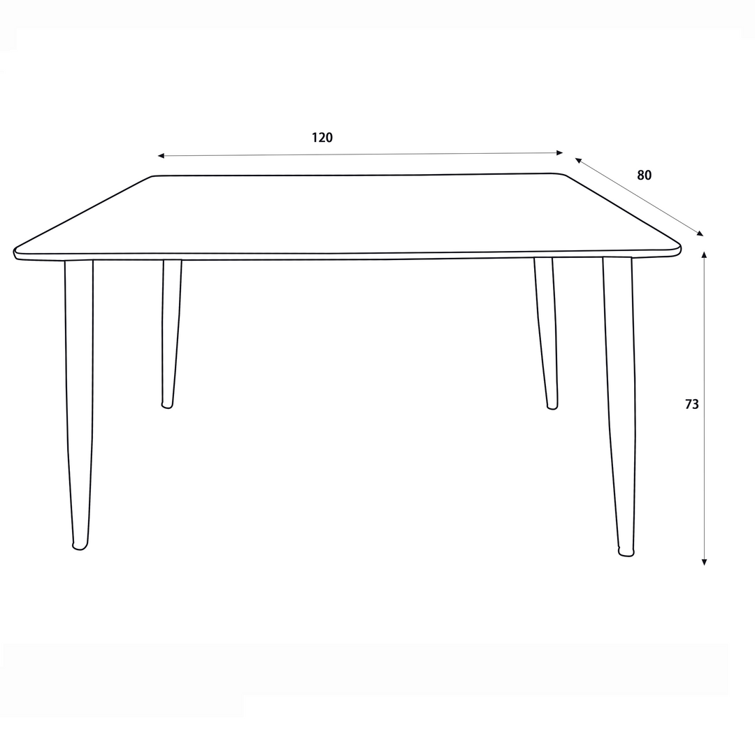 Aspen Rectangular Dining Table, White Marble Effect Foiled Top And 4 X Upholstered Chair Set  White Grey (DHD) Image 7