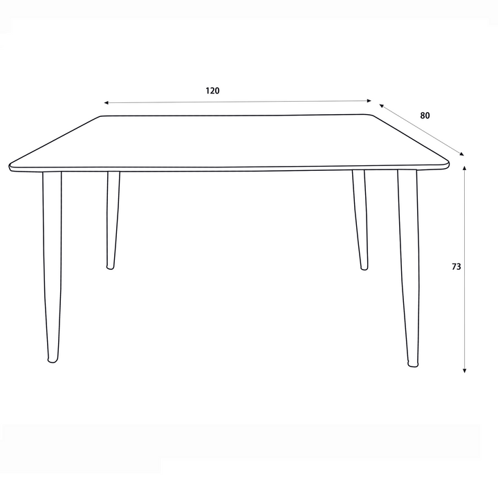 Aspen Rectangular Dining Table, White Marble Effect Foiled Top And 4 X Upholstered Chair Set  White Grey (DHD) Image 7