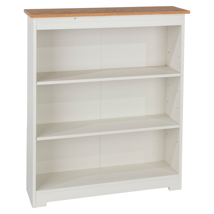 Colorado Low Wide Bookcase  Soft White Oak (DHD) Image 3