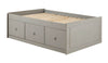 Corona Grey 3'0" Cabin Bed,  Grey Wax  Grey Wax Antique Waxed Pine (DHD) Image 1