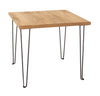 Augusta Pine Standard Lamp Table  Antique Waxed Pine Black (DHD) Image 3