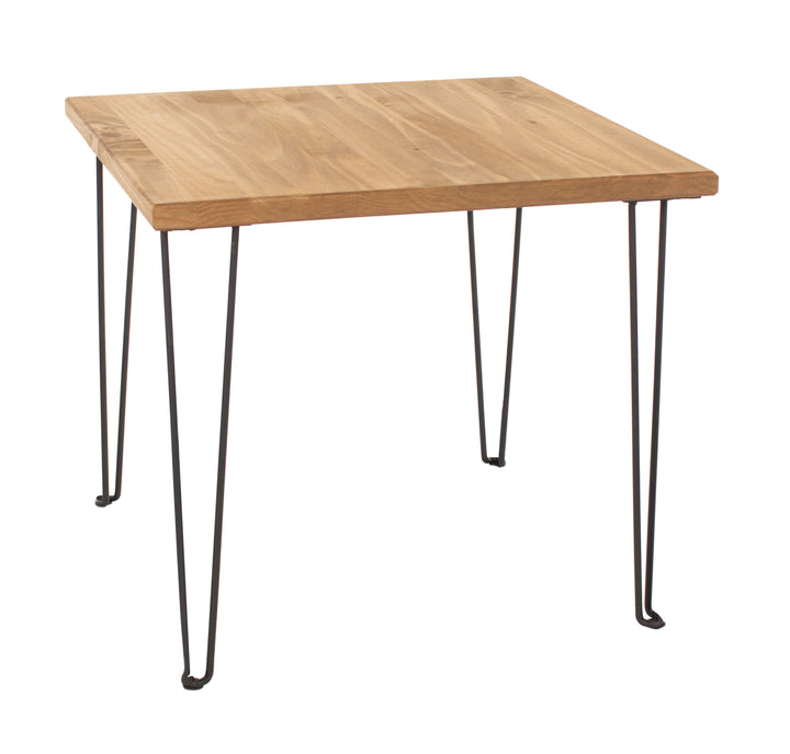 Augusta Pine Standard Lamp Table  Antique Waxed Pine Black (DHD) Image 3