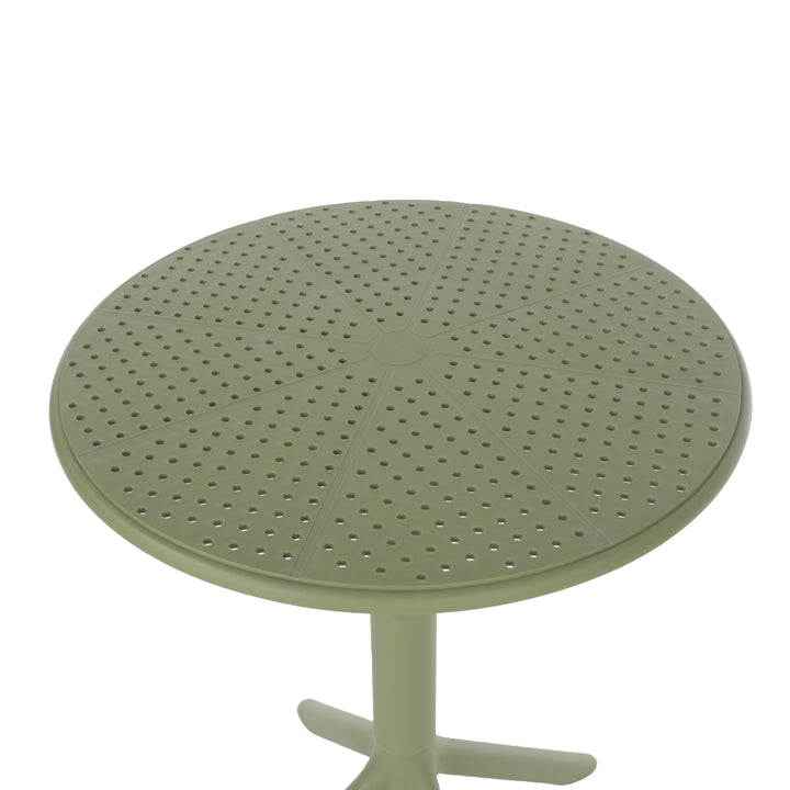 Rimini 3 Piece Cala Bistro Table & 2 Chair Set Outdoor Grade, Moss Green Moss Green  (DHD) Image 3