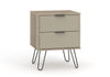 Augusta Driftwood 2 Drawer Bedside Cabinet Driftwood  Calico (DHD) Image 3